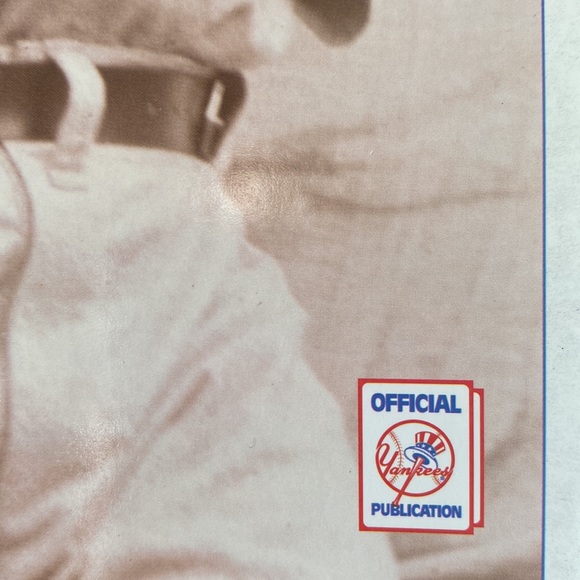 1995 Yankees Yearbook 45th Annual Edition Babe Ruth Hits 100. - Picture 3 of 11